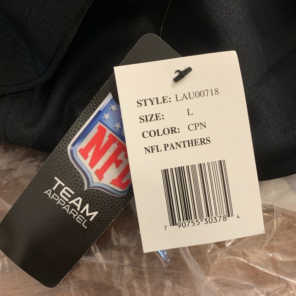 Carolina Panthers Large NFL track jacket NWT - Picture 7 of 8
